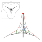 Preview: Kletterpyramide Seilpyramide Triops Mini von Huck