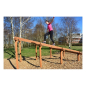 Preview: Outdoor Fitnessgerät: Hürdentreppe, Balancieren
