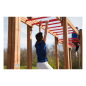 Preview: Outdoor Fitnessgerät: Hangeln, Seilklettern mit Seitentritt