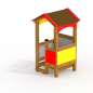 Preview: Spielhaus einfach für Spielplatz und Kindergarten