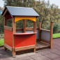 Preview: Spielhaus Häuschen mit Veranda für Spielplatz und Kindergarten