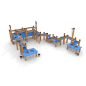 Preview: Sand und Wassertisch III für Spielplatz und Kindergarten