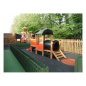 Preview: Lokomotive mit Rutsche für Spielplatz und Kindergarten