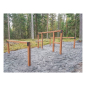Preview: Outdoor Fitnessgerät: Over-Under, Bewegungskoordination, Hürden