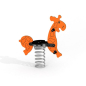 Preview: Federwippe Giraffe für Spielplatz und Kindergarten