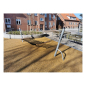 Preview: Hängematte mit Metallpfosten für Spielplatz und Kindergarten