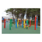 Preview: Kletterkombination Buntstifte für Spielplatz und Kindergarten