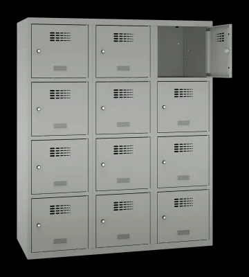 Preview: niedriger Fächerschrank