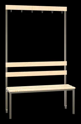 Garderobenbank einseitig