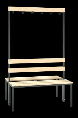 Garderobenbank beidseitig