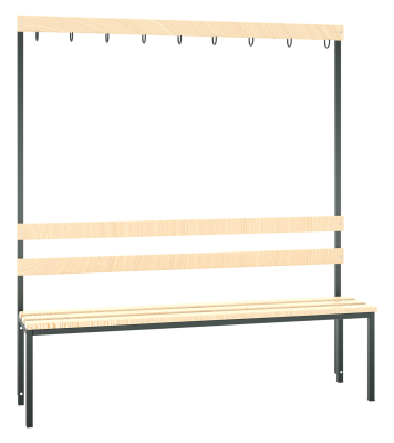Preview: Garderobenbank einseitig