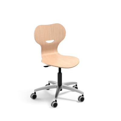 Preview: Lia Lift Drehstuhl Holzschale