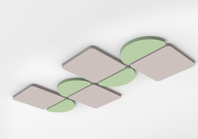 Akustikpaneel Velvet Quadrat - 8er-Set