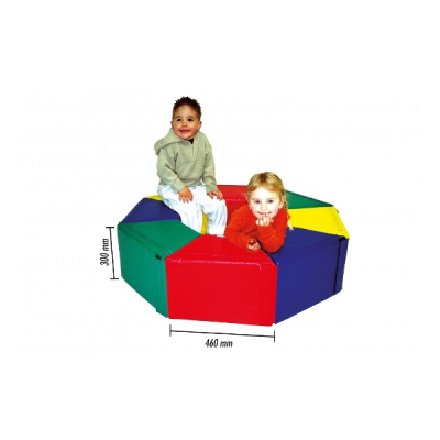 Achteckraupe für Kindergarten und Therapie