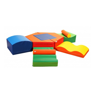 9-teiliges Baumodul MEDI für Kindergarten und Therapie