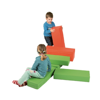 6-teiliger Bausteinsatz MINI für Kindergarten und Therapie