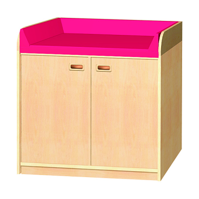 Wickelkommode mit Doppeltüre für Kinderkrippe, Kindergarten, Kita, WKO-02