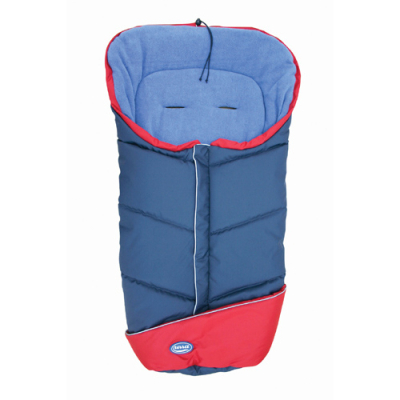 Fußsack Cordura groß marine/rot
