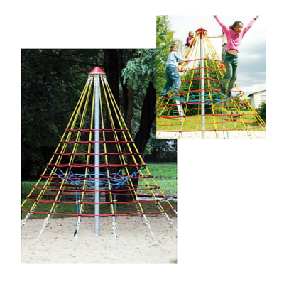 Kletterpyramide Seilpyramide Cheops-Pyramide Mini von Huck