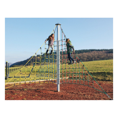 Kletterpyramide Seilpyramide X-Pyramide Maxi von Huck