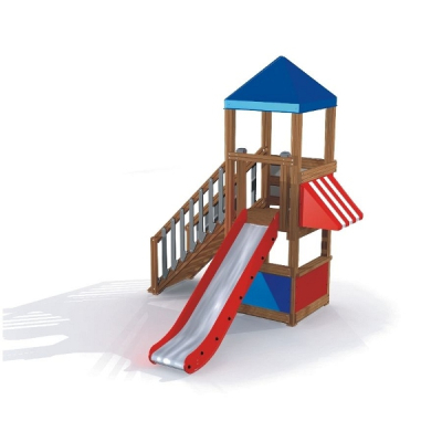 Spielturm Logo für Spielplatz und Kindergarten