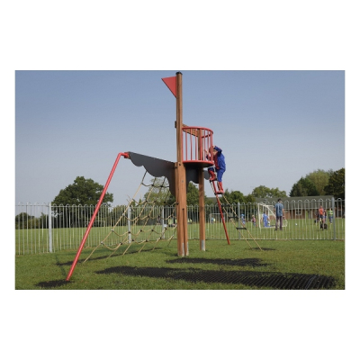 Spielturm Piratenmast für Spielplatz und Kindergarten