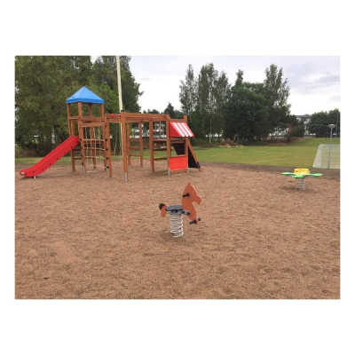 Spielanlage Kletterhütte für den Spielplatz