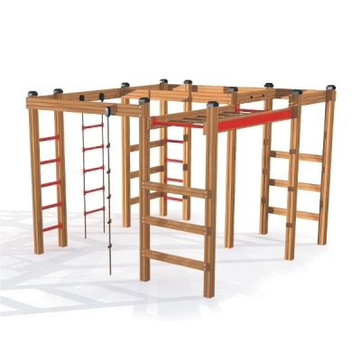 Spielkombination Schimpanse für Spielplatz und Kindergarten