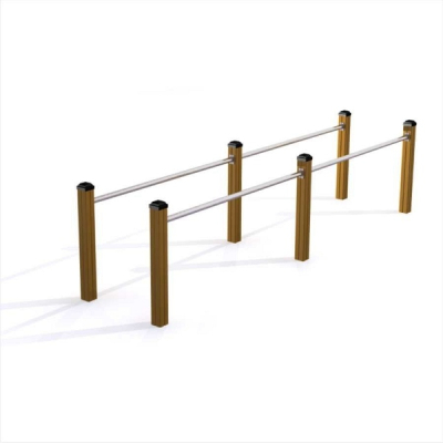 Outdoor Fitnessgerät: Gymnastikstangen, Dehnen