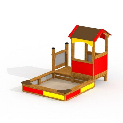 Sandkasten Villa für Spielplatz und Kindergarten