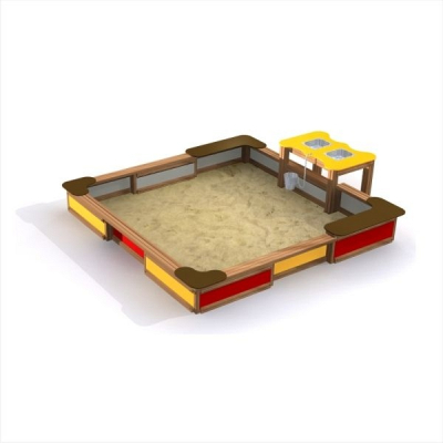 Sandkasten Integration für Spielplatz und Kindergarten