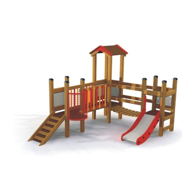 Spielanlage Kastell für Spielplatz und Kindergarten