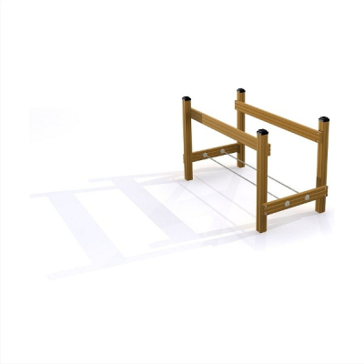Outdoor Fitnessgerät: Kettenbrücke