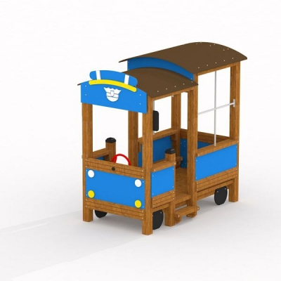 Polizeibus für Spielplatz und Kindergarten