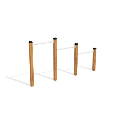 Outdoor Fitnessgerät: Dreifach Reck