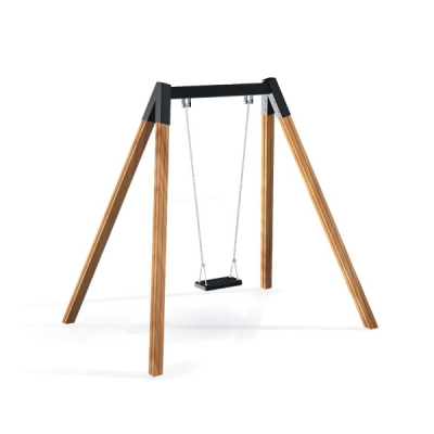Brettschaukel Holz für Spielplatz und Kindergarten