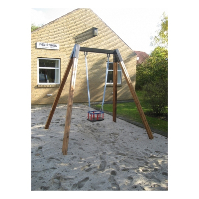 Babyschaukel Holz für den Spielplatz