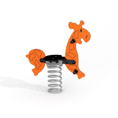 Federwippe Giraffe für Spielplatz und Kindergarten