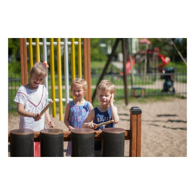 Schlagzeug für Spielplatz und Kindergarten