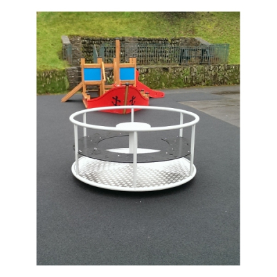 Karussell mit Sitzbank für Spielplatz und Kindergarten