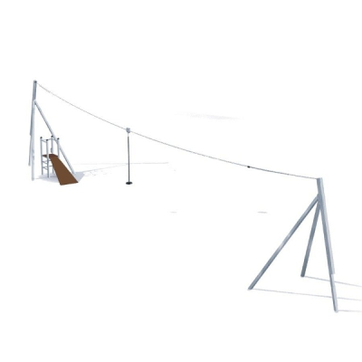 Seilbahn aus Metal für den Spielplatz