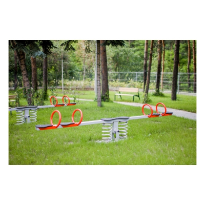 Federwippe Doppelsitz für Spielplatz und Kindergarten