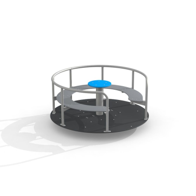 Karussell mit Sitzbank für Spielplatz und Kindergarten
