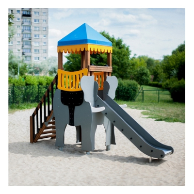 Elefanten-Rutsche für Spielplatz und Kindergarten
