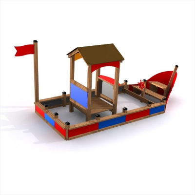 Kleines Schiff II für Spielplatz und Kindergarten
