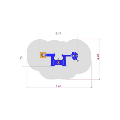 Matschanlage Stream für den Spielplatz