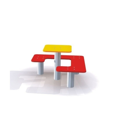 Eckbank und Tisch für Spielplatz und Kindergarten