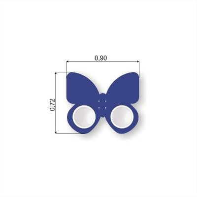 Matschtisch Schmetterling mit Becken für Spielplatz und Kindergarten