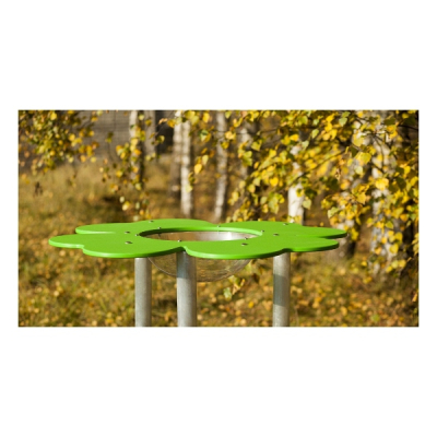 Matschtisch Klee mit Becken für Spielplatz und Kindergarten