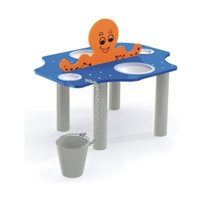 Matschtisch Krake mit Becken für Spielplatz und Kindergarten